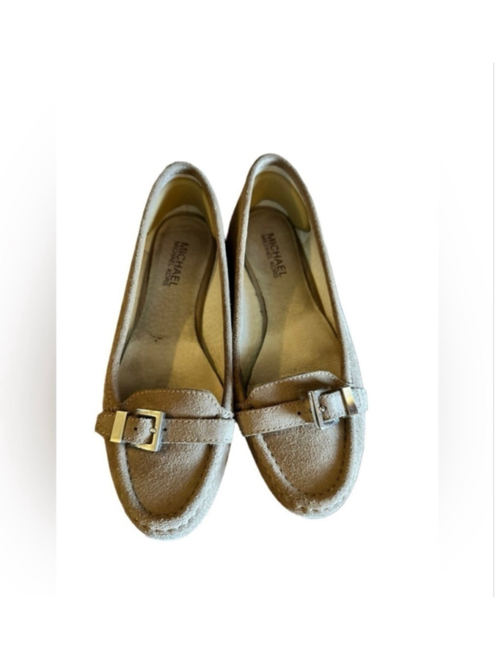Michael Kors Women’s Rory ME14E Suede Grey Moccasin Loafers Flats Size 7.5 - Picture 9 of 11
